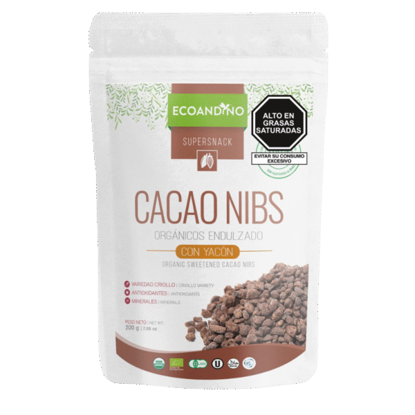 Nibs de cacao orgánico