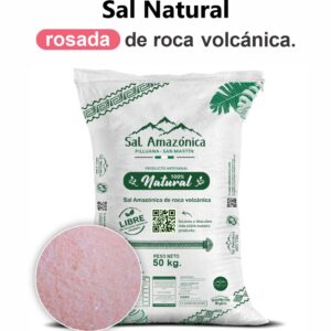 SAL AMAZONICA ROSADA FINA - A GRANEL EN SACOS DE 50 KG